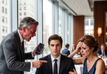 Mis padres me humillaron frente a los empresarios más ricos de Wall Street, llamándome estorbo. No sabían que el inversor secreto que sostenía su empresa era yo. Un mensaje de texto a mi banco bastó para destruir su imperio antes del postre.