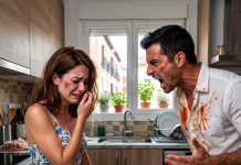 Solo tres días después de nuestra boda, me negué a servirle la cena a mi cuñada mientras ella miraba la televisión. Mi esposo estalló en rabia, me gritó y me dio una bofetada en el rostro. Sin dudarlo, empujé la comida con fuerza y desaté una pesadilla que casi me cuesta la vida.