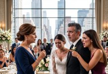 Mis padres humillaron a mi esposo en nuestra boda por ser plomero, presumiendo que mi cuñado era un exitoso CEO. Pero cuando mi suegra tomó el micrófono, reveló un secreto financiero que destruyó el imperio de mi familia en un segundo.