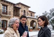 Mi suegra me dejó dos horas bajo la nieve sin darme la dirección de la cena. Cuando dijo «lo olvidé», cancelé sus tarjetas, corté sus medicinas y cambié todas las cerraduras de la casa.