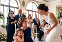 Mi hermana le gritó a mi hija y la abofeteó por “arruinar” sus fotos de boda, dejándola en lágrimas. Mis padres me dijeron que “me disculpara por ella”. Tomé la mano de mi hija, dije “absolutamente no”, y me fui. Tres días después, mi hermana…