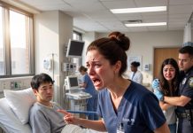 Durante mi turno nocturno en el hospital, mi vida se destruyó en un segundo cuando mi esposo, mi hermana y mi hijo de 3 años ingresaron inconscientes a urgencias. Pero el verdadero terror comenzó cuando mi compañero médico me detuvo y me susurró al oído que no podía verlos hasta que llegara la policía.