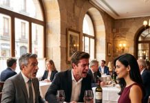 Tras 10 años de matrimonio, mi esposo nunca me llevó a sus fiestas. Hoy, en la cena más importante de su empresa, hablé con sus socios en su idioma natal y la cara de él se congeló por completo.