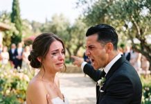 En el día de mi boda, mi esposo entró al camerino aterrado y me ordenó huir con nuestra hija. Lo que reveló después me congeló la sangre.