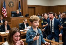 When my ex’s family accused me of only wanting money, my eight-year-old son stepped up to the stand with a secret recording that brought the entire courtroom—including the judge—to tears.
