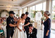 Mi nora detuvo su propia boda frente a 300 invitados para exigirme 15 condominios. No sabía que yo tenía un micrófono, 3 anuncios y a la policía a solo dos minutos de distancia.