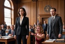 “She gambled it all away!” my sister-in-law sobbed in court. I stayed quiet. The judge set down her glasses and said, “You really thought no one would find this?” Her lawyer went pale, and she froze in terror.