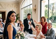 En la boda de 150.000 dólares de mi hermana, mi madre me humilló frente a 200 invitados. Pero cuando mi padre se burló, el novio tomó el micrófono y canceló todo.