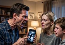 I returned home after three weeks to find my wife silent, terrified, and severely underweight. My son had no idea what was wrong, but when I checked our garage security camera, the shocking truth about who had been entering our home at night left me completely horrified.