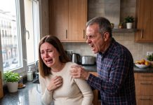 Mi esposo estaba fuera de la ciudad y yo tenía ocho meses de embarazo. Cuando me negué a darle a mi padre los 150.000 euros para mi parto de alto riesgo, me agarró del pelo y me estampó contra la encimera. Mi fuente se rompió, él huyó… pero lo que más temía ya lo esperaba fuera.