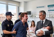 Cuando entré en parto, me gritó que no fuera dramática y se fue al cumpleaños de su madre. Tres días después, volvió al hospital y se puso blanco al ver quién sostenía a mi hijo.
