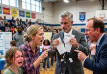 They mocked my daughter’s science fair project as a joke, but when a billionaire dropped to his knees in shock, the entire school fell silent.