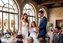 Mi suegra me humilló en mi propia boda frente a todos los invitados, pero mi hija de 8 años tomó el micrófono con una carta que destruyó el imperio de mentiras de la familia.