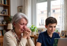 Mi hijo limpió nuestras cuentas y huyó con su novia delincuente. Estaba destrozada, hasta que mi nieto de 13 años sonrió: “Abuela, no te preocupes. Yo me he encargado”. Días después, mi hijo llamó gritando aterrado.