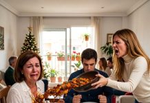 Cociné durante seis horas para Nochebuena. Mi nuera tiró el plato a mi cara y mi hijo no dijo nada. Me fui de casa, pero un mensaje cambió todo.