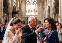 Mi madre llevó a mis hermanas al altar. Conmigo dijo: “No llevaré a mi mayor arrepentimiento”. Mi abuelo de 81 años me acompañó, pero a mitad del pasillo se detuvo, miró a mi madre y dijo 8 palabras que horrorizaron a la iglesia.