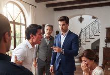 “Vendimos tu casa vacía y nos repartimos el dinero”, dijo mi madre en la reunión familiar. Papá se burló: “Considéralo tu contribución”. Sonreí mirando mi reloj mientras los U.S. Marshals rodeaban la casa con órdenes de incautación.